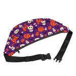 Funny Halloween Pumpkin Pattern Print Fanny Pack