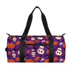 Funny Halloween Pumpkin Pattern Print Gym Bag