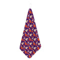Funny Halloween Pumpkin Pattern Print Hand Towel