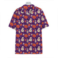 Funny Halloween Pumpkin Pattern Print Hawaiian Shirt