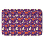 Funny Halloween Pumpkin Pattern Print Indoor Door Mat