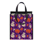 Funny Halloween Pumpkin Pattern Print Insulated Lunch Tote