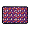 Funny Halloween Pumpkin Pattern Print Kitchen Mat