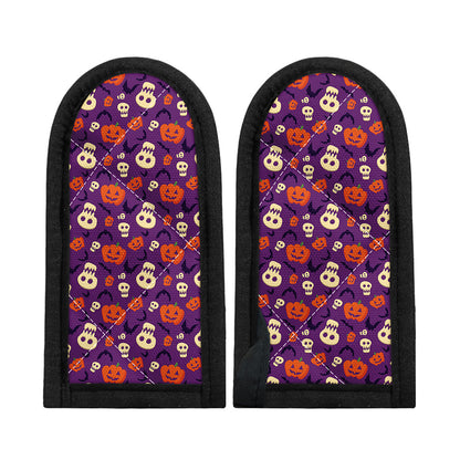 Funny Halloween Pumpkin Pattern Print Skillet Handle Cover