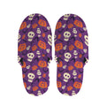 Funny Halloween Pumpkin Pattern Print Slippers