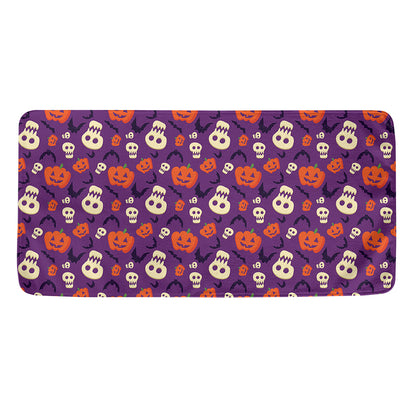 Funny Halloween Pumpkin Pattern Print Towel