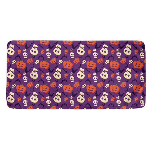 Funny Halloween Pumpkin Pattern Print Towel