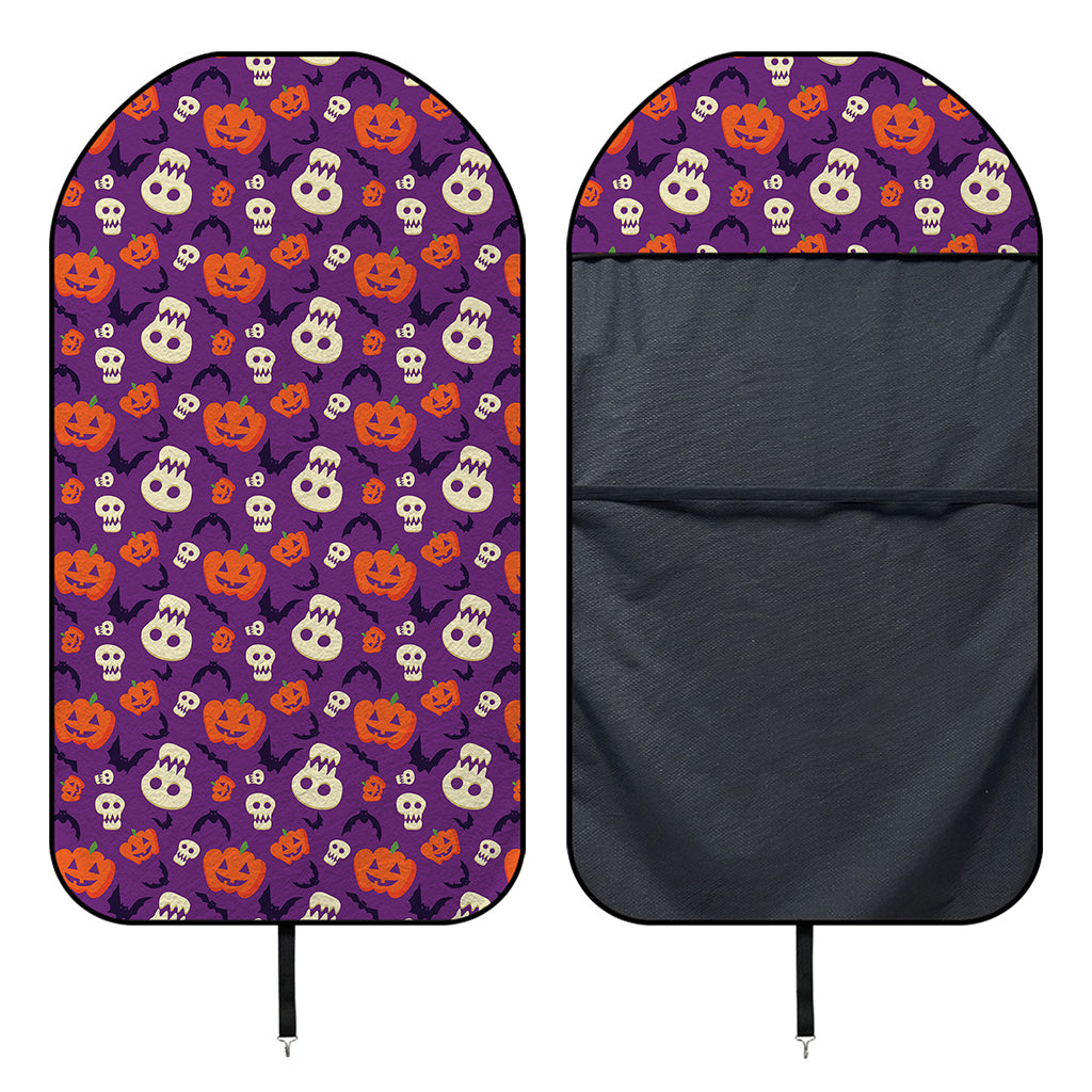 Funny Halloween Pumpkin Pattern Print Waterproof Car Seat Cover