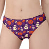 Funny Halloween Pumpkin Pattern Print Women's Panties