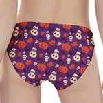 Funny Halloween Pumpkin Pattern Print Women's Panties