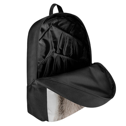 Funny Raccoon Print 17 Inch Backpack