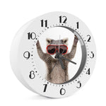 Funny Raccoon Print Alarm Clock
