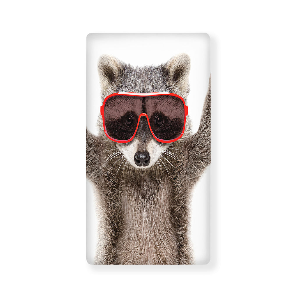 Funny Raccoon Print Baby Crib Sheet
