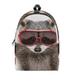 Funny Raccoon Print Backpack