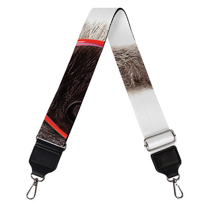 Funny Raccoon Print Bag Strap