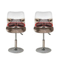 Funny Raccoon Print Bar Stool Covers