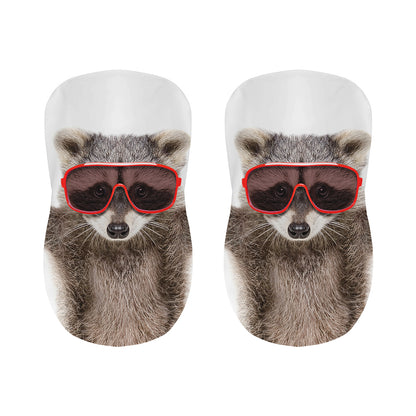 Funny Raccoon Print Bar Stool Covers