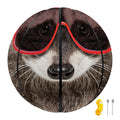 Funny Raccoon Print Basketball