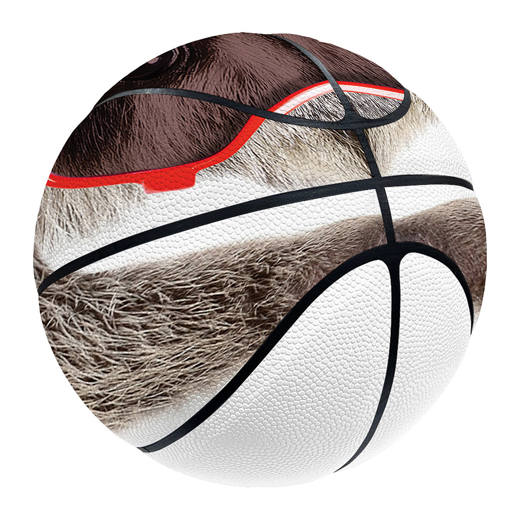 Funny Raccoon Print Basketball