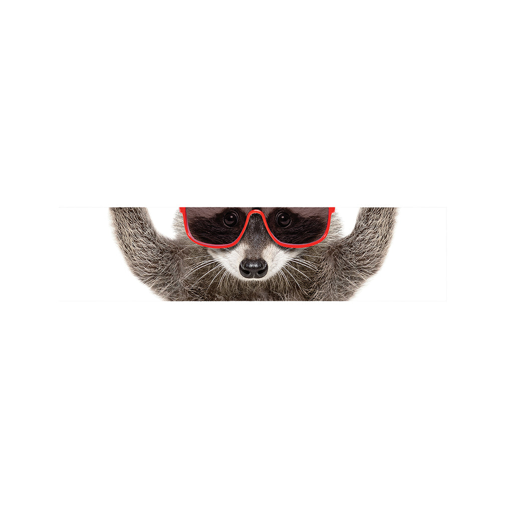Funny Raccoon Print Bed Runner
