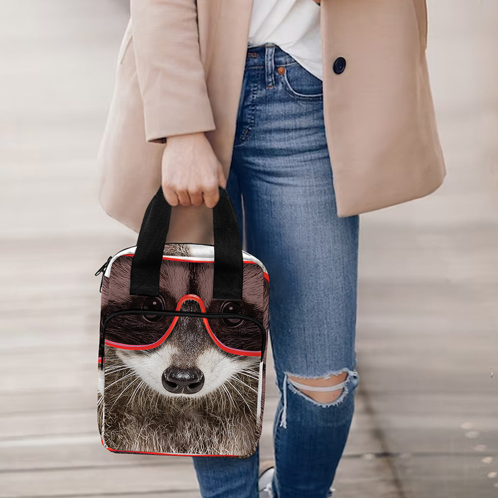 Funny Raccoon Print Bible Tote Bag