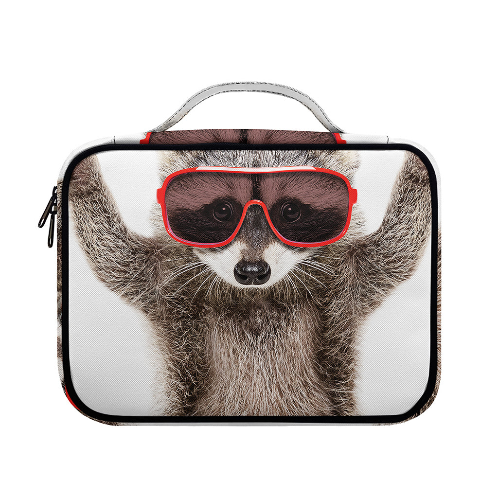 Funny Raccoon Print Briefcase Bible Bag