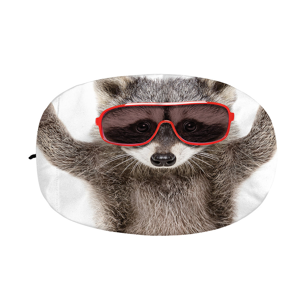 Funny Raccoon Print Car Side Mirror Covers