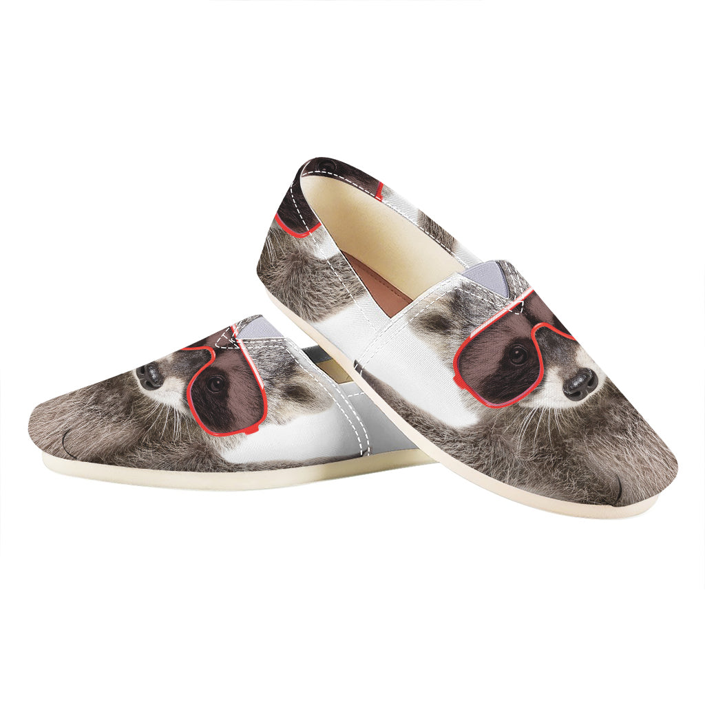 Funny Raccoon Print Casual Shoes