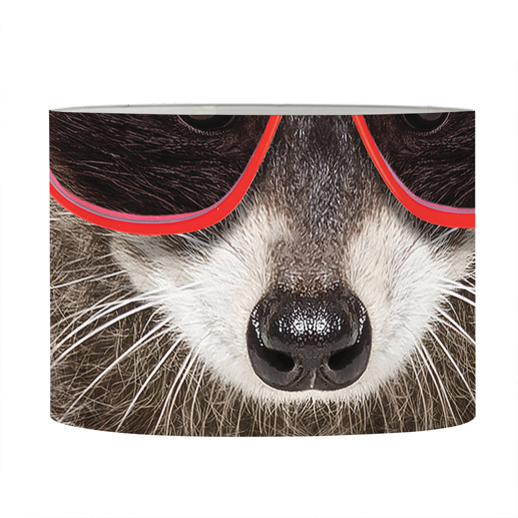 Funny Raccoon Print Drum Lamp Shade
