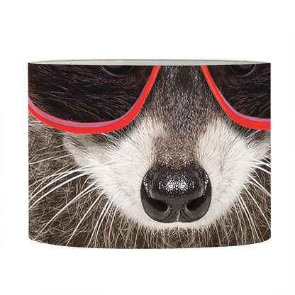 Funny Raccoon Print Drum Lamp Shade