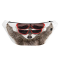 Funny Raccoon Print Fanny Pack