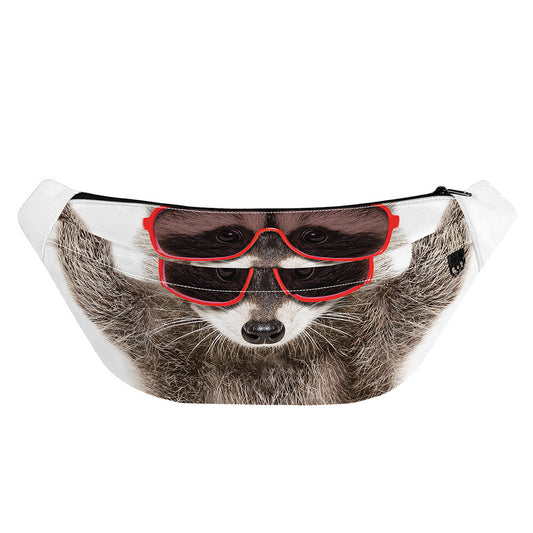 Funny Raccoon Print Fanny Pack