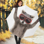 Funny Raccoon Print Foldable Umbrella