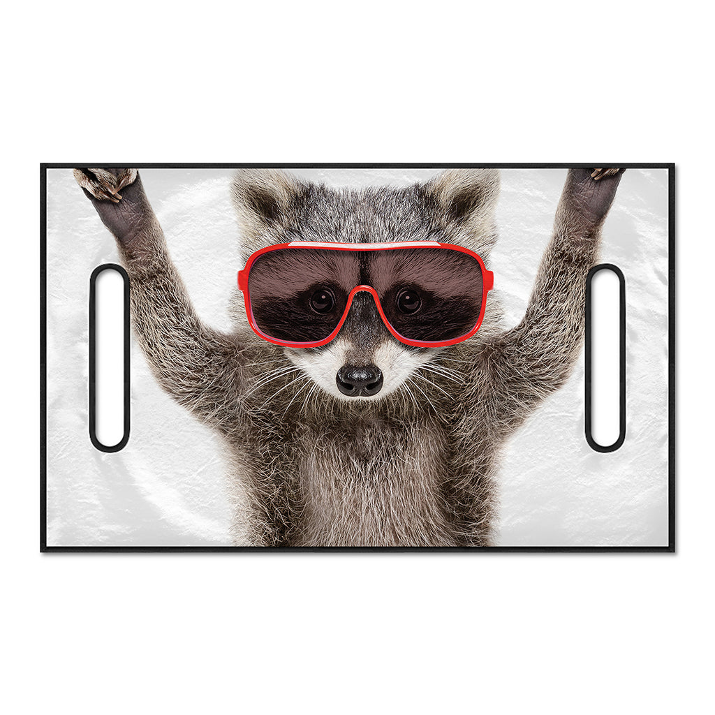 Funny Raccoon Print Golf Cart Seat Cover