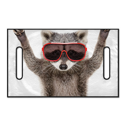 Funny Raccoon Print Golf Cart Seat Cover