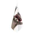 Funny Raccoon Print Hand Towel