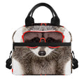 Funny Raccoon Print Insulated Lunch Bag