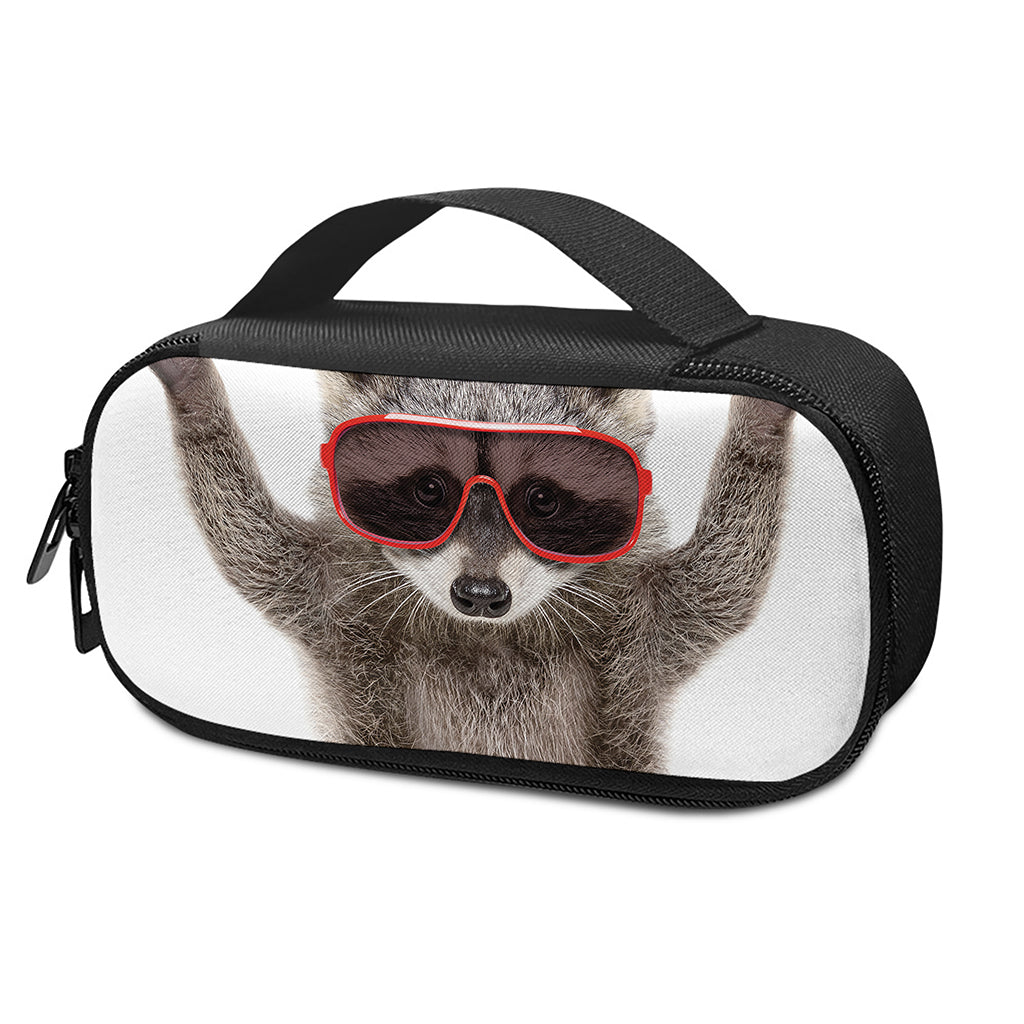 Funny Raccoon Print Insulin Cooler Travel Case