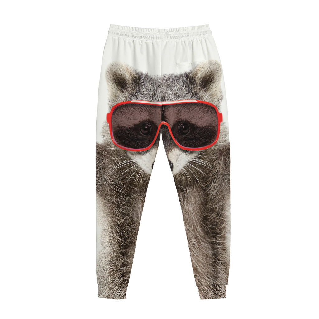 Funny Raccoon Print Jogger Pants
