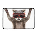 Funny Raccoon Print Kitchen Mat