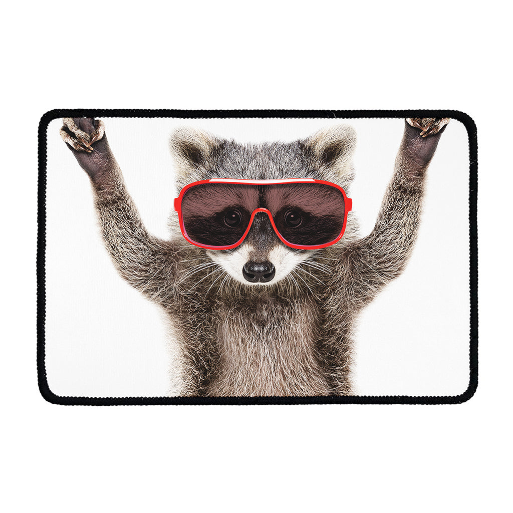 Funny Raccoon Print Kitchen Mat