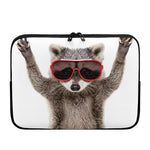 Funny Raccoon Print Laptop Sleeve