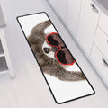 Funny Raccoon Print Long Kitchen Mat