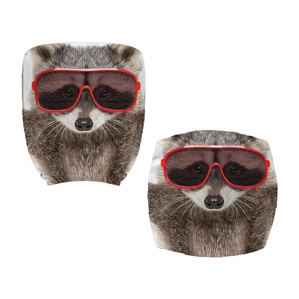 Funny Raccoon Print Office Chair Cover