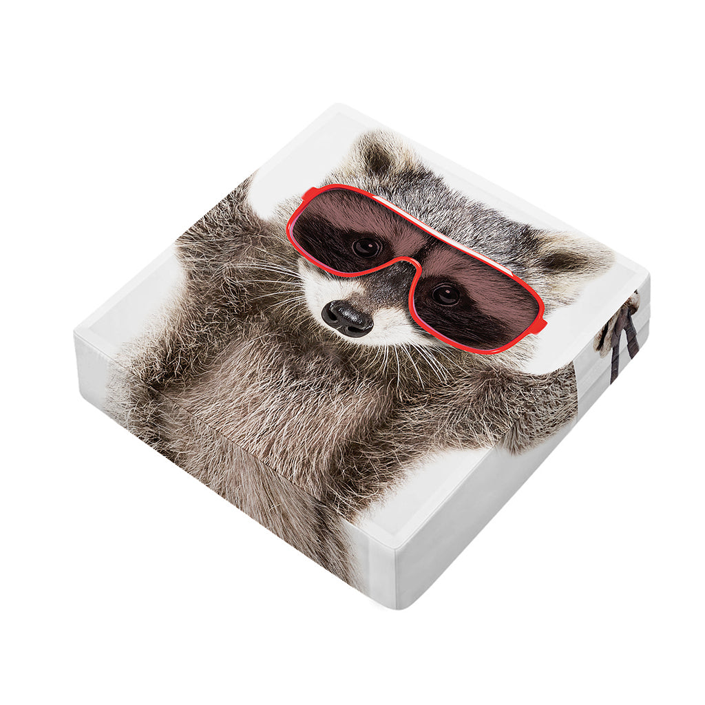 Funny Raccoon Print Outdoor Seat Cushion Cover
