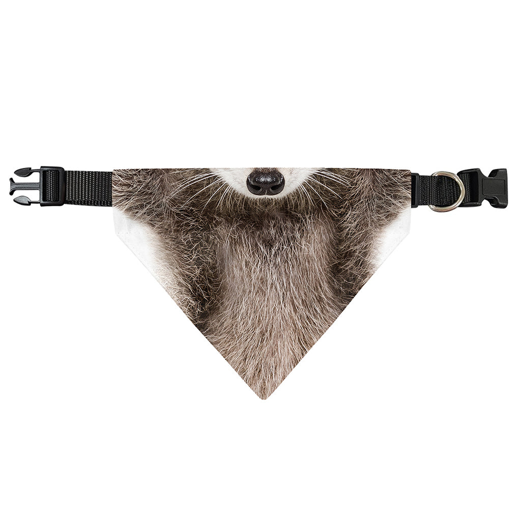 Funny Raccoon Print Over The Collar Dog Bandana