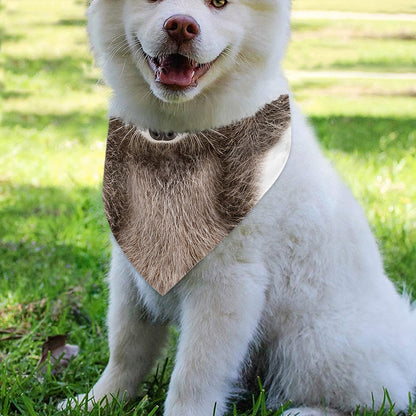 Funny Raccoon Print Over The Collar Dog Bandana