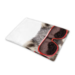 Funny Raccoon Print Pet Cooling Mat Cover
