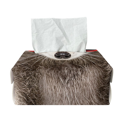 Funny Raccoon Print Rectangle Tissue Box Cover