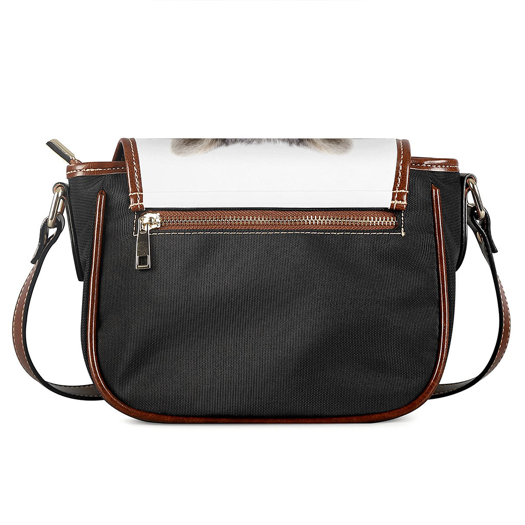 Funny Raccoon Print Saddle Bag